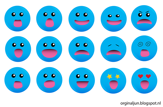 Free Vector Cute Face Designs