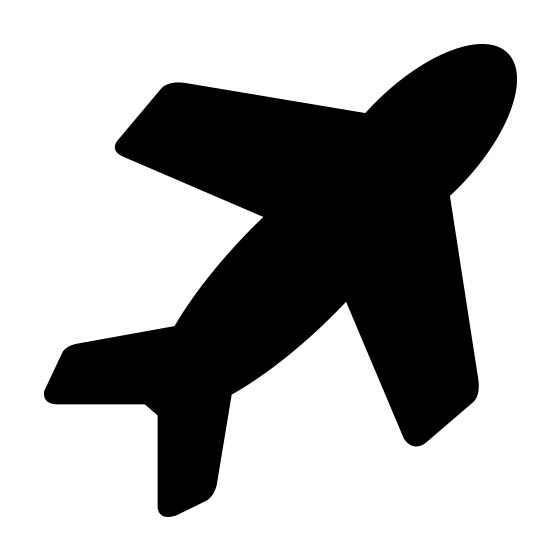 Free aircraft icon vector png