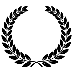 Free black laurel vector png cad 