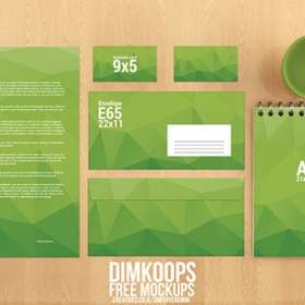 Brand identity mock up psd