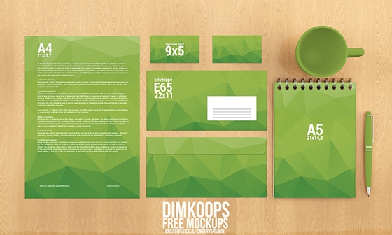 Brand identity mock up psd