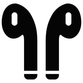 Free airpods icon vector png