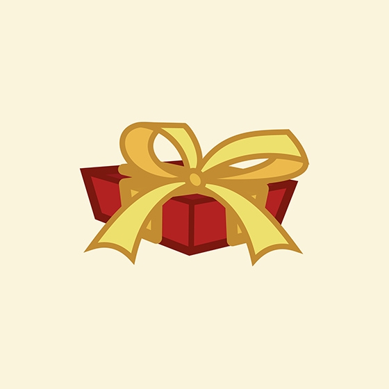 Present box vector