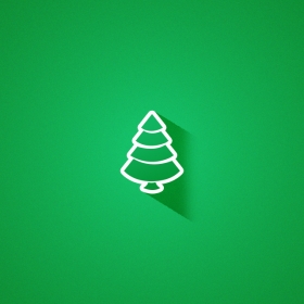 Christmas tree simple wallpaper iphone desktop
