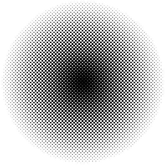 Circle dot pattern vector image