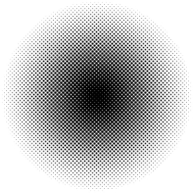 Circle dot pattern vector image