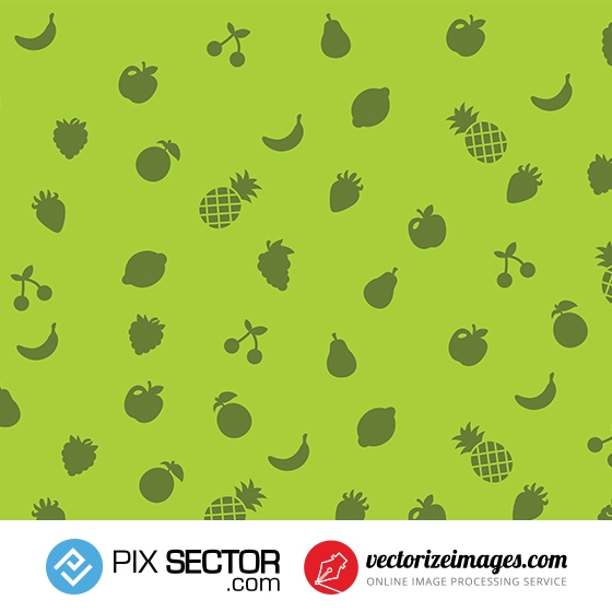 Fruit pattern vector free 