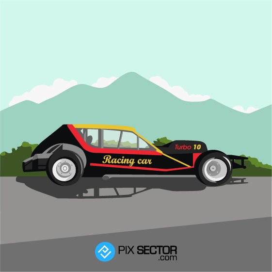 Free buggy car vector