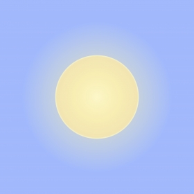 Free vector yellow sun