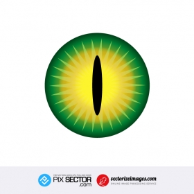 Free vector lizard eye