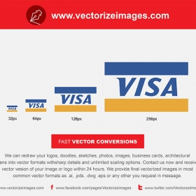 Free visa vector icon