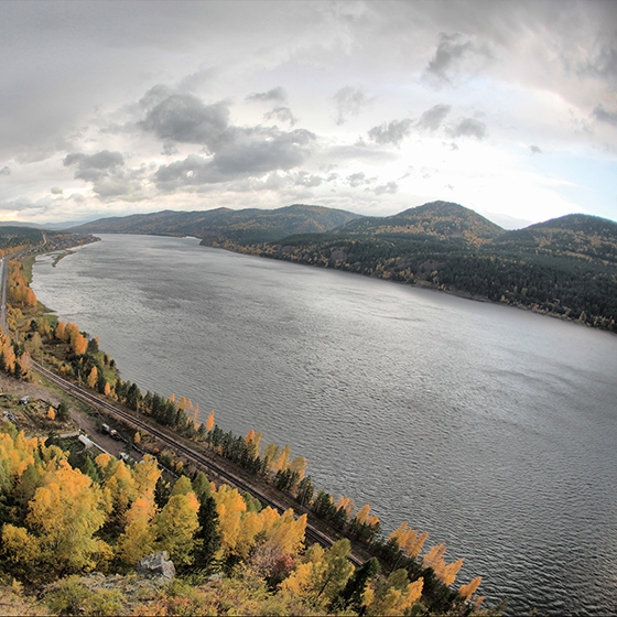 Enisey river free photo