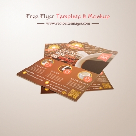 Free simple flyer mockup