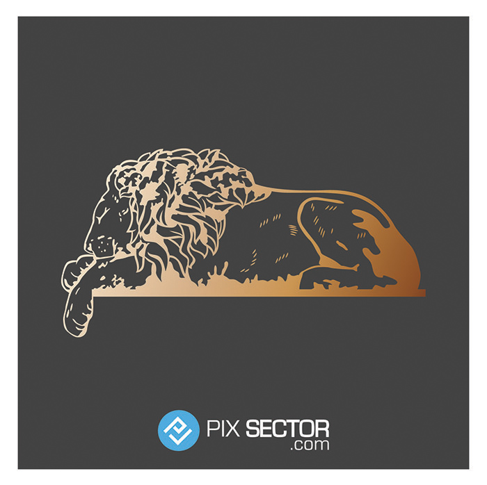 Free vector lion king illustration