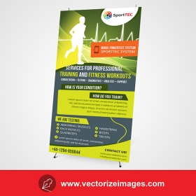 Free vector Fitness Banner