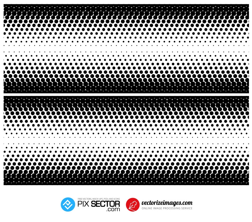 Halftone pattern leaning free vector