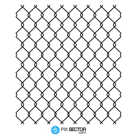 Chain link fence free vector
