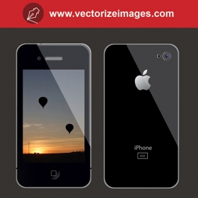 Free iphone vector template