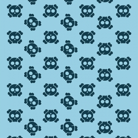 Skull vector pattern