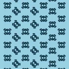 Skull vector pattern