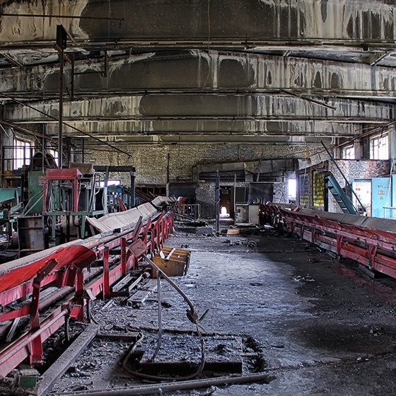 Abandoned factory free photo