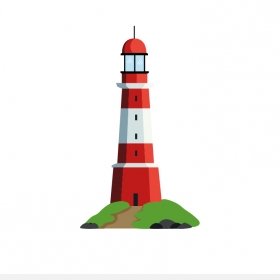 Free vector lighthouse