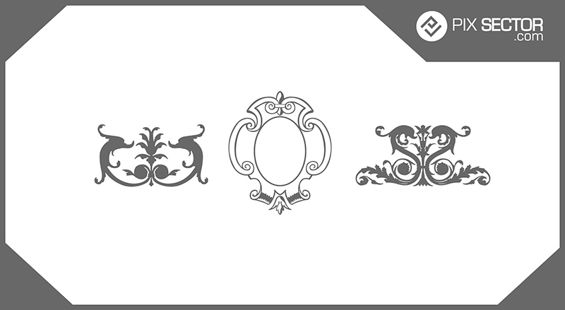 Free vector ornament mini pack