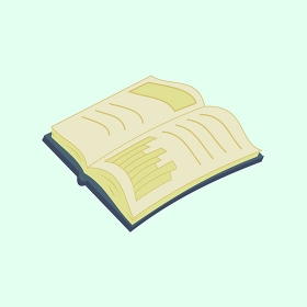 Scholar book vector