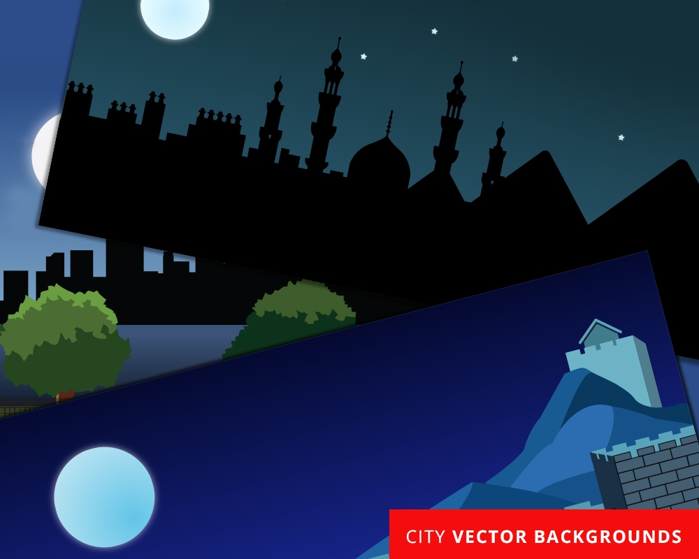 City vector backgrounds