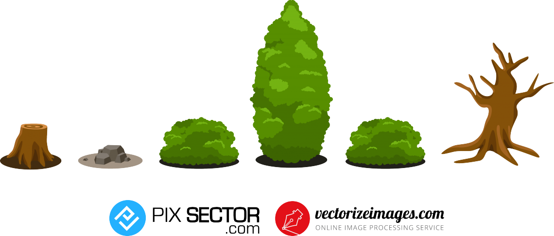 Free bush vector