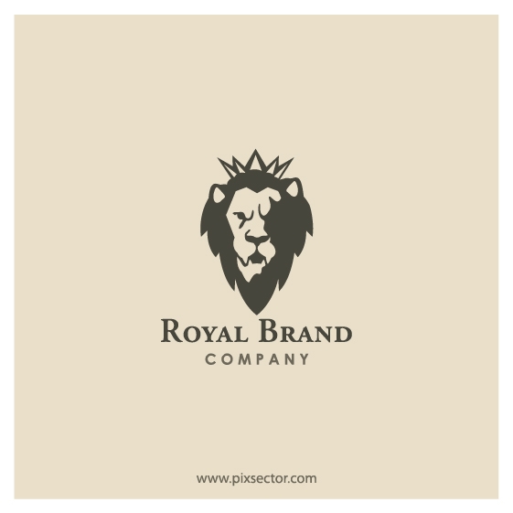 Free lion head logo vector