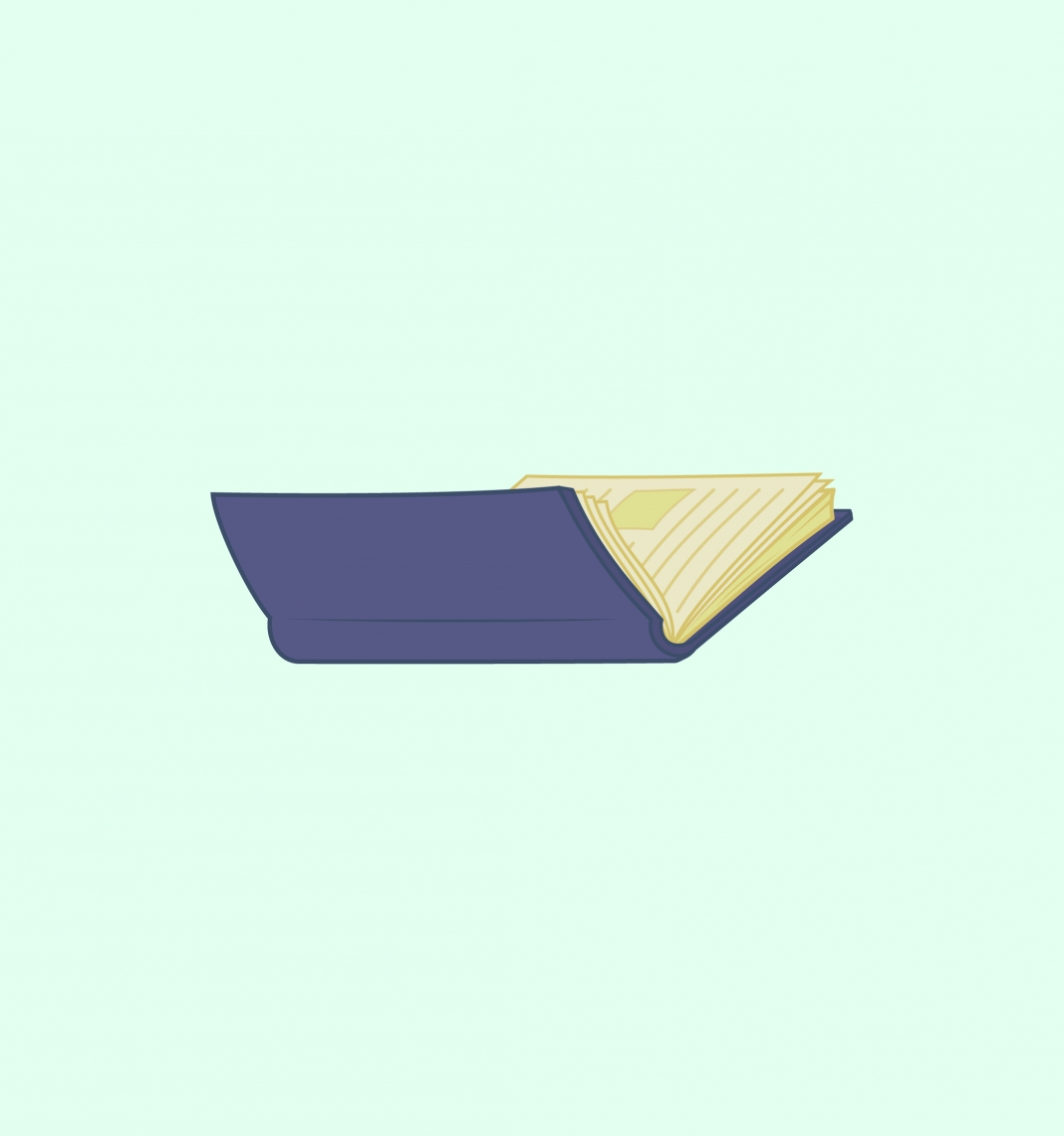 Opened book vector