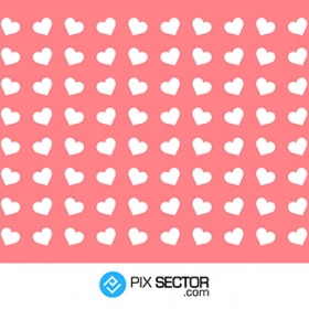 Heart pattern free vector