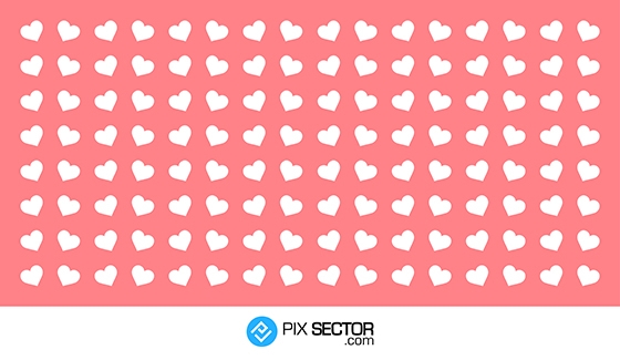 Heart pattern free vector