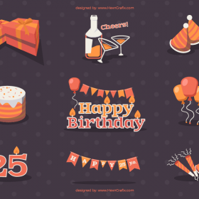 Birthday Vector Element