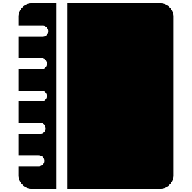 Free notebook icon vector png