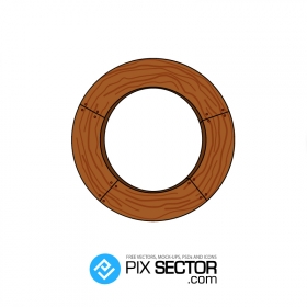 Free vector wood circle 