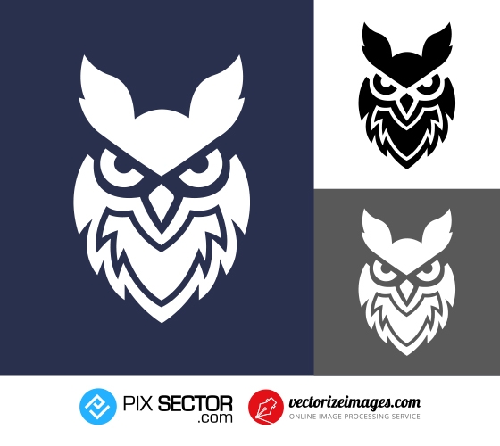 Free owl vector logo design