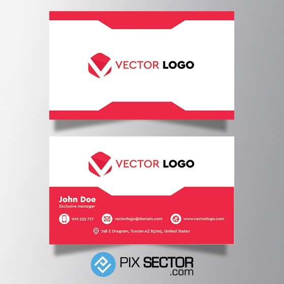 Modern corporate business card template