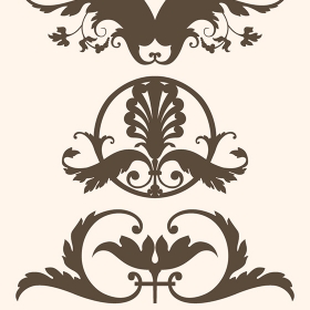 Free vector floral ornaments