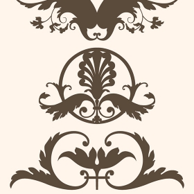 Free vector floral ornaments