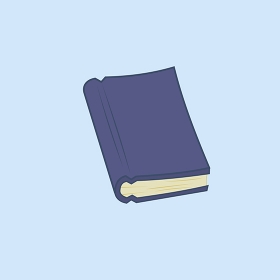 Closed book vector