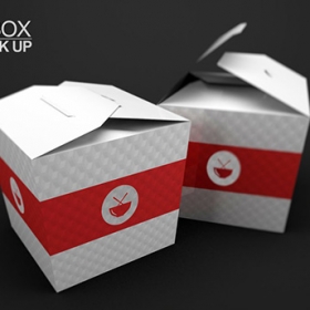 Food box mockup free