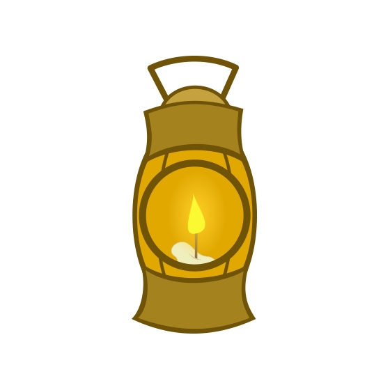 Candle glow vector free