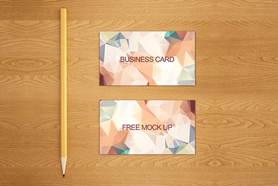 Business card mockup free