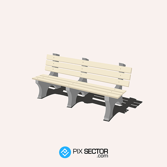 Free vector bench