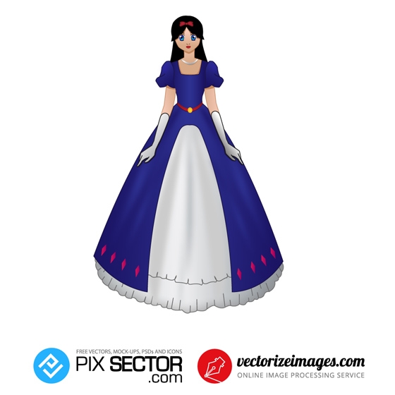 Free vector snow white