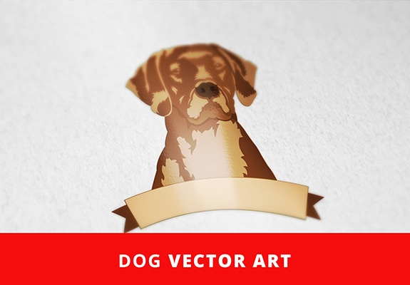 Free dog vector art