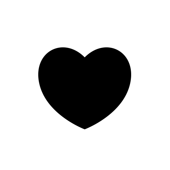 Black Heart Icon Png Vector
